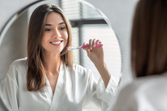 dental hygiene brushing teeth